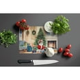 thumbnail image 3 of Carolines Treasures DAC2684LCB 0.2 x 15 x 12 in. Japanese Chin Cozy Christmas Glass Cutting Board, Large, 3 of 5