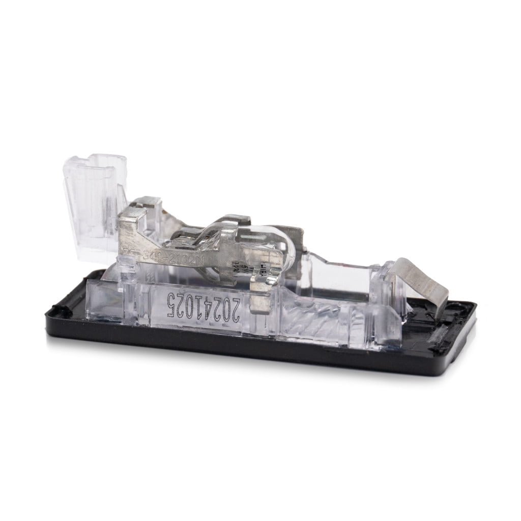 For VW Jetta License Light Assembly 2011 2012 2013 Driver OR Passenger Side | Single Piece | Bulb Type CAPA For VW2870113 | 5N0 943 021 B