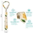 thumbnail image 6 of Country Sunflower Farm Theme Men's Tie - Elegant Satin Wedding & Business Necktie, 6 of 6