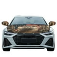 thumbnail image 2 of Yuyamidu Otter Hood Cover for Cars Sedans American Flag Exterior Rear View Accessories Camo Hunting Auto Front Hood Cover and Side Mirror Covers Set of 3 Daily Festival Decor, 2 of 7