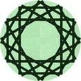thumbnail image 1 of Ahgly Company Machine Washable Indoor Round Transitional Medium Forest Green Area Rugs, 8' Round, 1 of 7