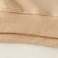 thumbnail image 6 of Xijirk Boys Girls Crewneck Sweatshirt Solid Color Long Sleeve Pullover Casual Top for Toddler Daily Wear,6-12 Months, 6 of 7