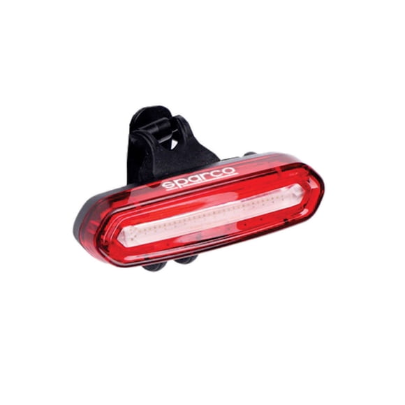Sparco Luz Trasera LED Recargable 30 Lúmenes Impermeable Para Bicicleta