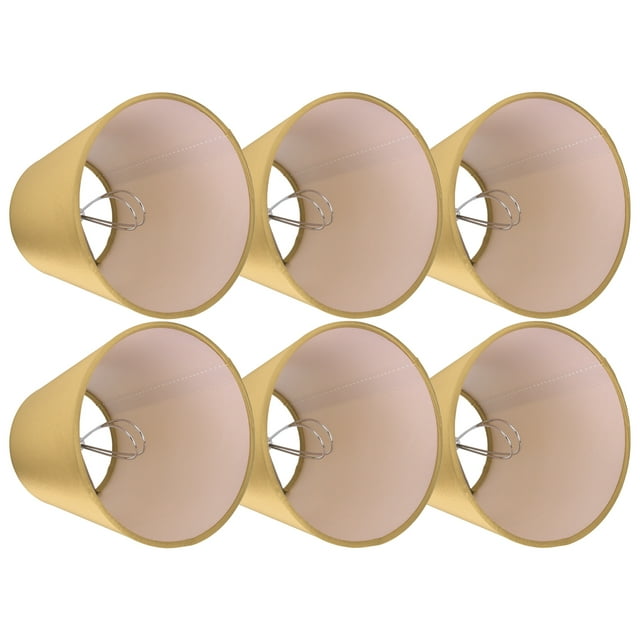 6 Piezas de Sombra de Lámpara E14, Iluminación de Techo de Techo de Lámpara de Tela de Hierro, Buena Transmisión de Luz, Para Bombillas E14