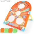 thumbnail image 2 of Bean Bag Toss Game Washer Toss Combo Portable Framed Cornhole Game Set for Intellectual Education (Orange), 2 of 8