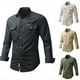 thumbnail image 3 of Camisa de Ropa de Trabajo Para Hombres, Ropa de Trabajo de Talla Grande, Camisa de Algodón de Manga Larga, Suelta Odeerbi ODB-6, 3 of 3