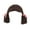 brown, variant on Cosy Polyester Knit Toupee Hat for Children Baby Hairpiece for Boys Girls Comfortable Cosplay Headwear for Photography