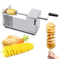 thumbnail image 2 of Potato Cutter Machine Spiral Cutting Machine Chips Machine Kitchen Accessories Cooking Tools Chopper Potato Slicer, 2 of 9