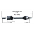 thumbnail image 4 of SurTrack FD-8082 CV Axle Shaft, 4 of 4