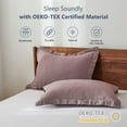 thumbnail image 2 of Simple&Opulence 100% Belgian Linen Pillow Shams -Set of 2, Queen Size - Basic Style Breathable Pure Linen Suitable for Home - Soft and Durable with Envelope Closure Pillowcases (20''x 26'', Purple), 2 of 7