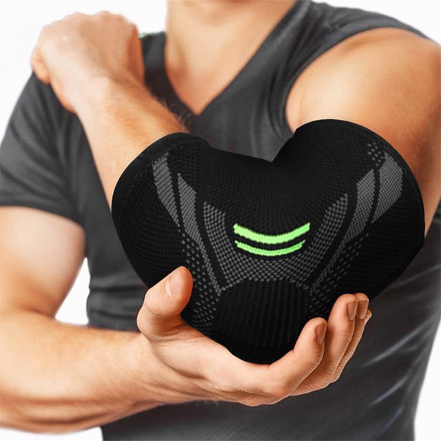 Soporte De Codo Protector elástico para gimnasio, cubierta para codo, prevención de lesiones, soporte de compresión para la articulación del brazo