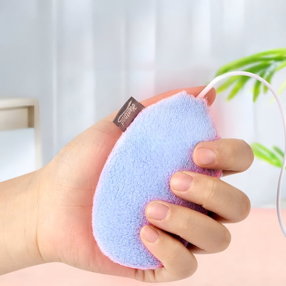 HIBIBUD Usb Mini Hand Warmer Portable Heating Pad Fast Warm Up Plush Surface for Cold Weather Indoor Outdoor Use Rechargeable Gift Idea Portable Hand Warmer