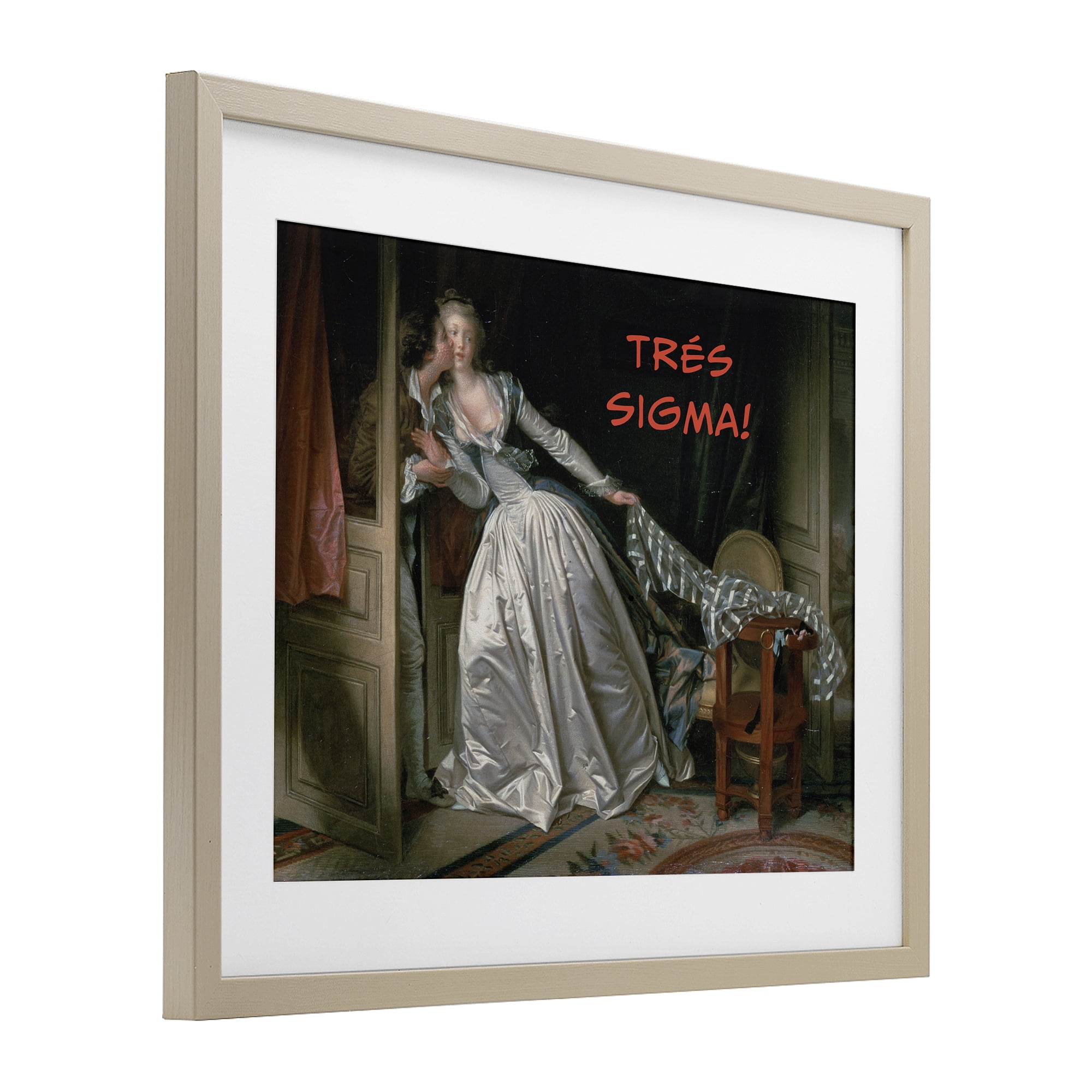 Stupell Industries Iconic Tres Sigma Birch Framed Print Under Glass, design by Grotto Studios