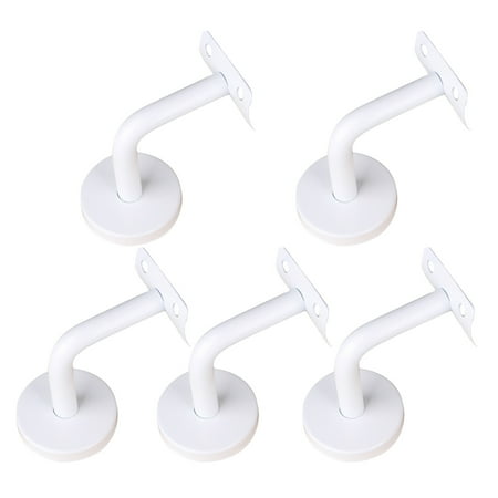 

5Pcs Professional Solid Stainless Steel Handrail Wall Mounted Brackets Supports