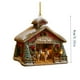 thumbnail image 3 of Adorno de Madera 2D para Navidad, Cumpleaños, Regalos para Mujeres y Hombres. Adornos Navideños de Granja para Árbol de Navidad, Decoraciones de Inauguración de La Casa., 3 of 3