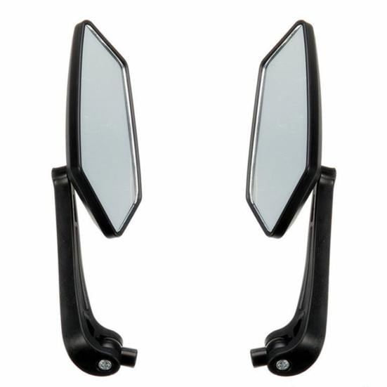 2Pcs 8/10mm Universal Rear View Motorcycle Handlebar Mirrors Side Replacements