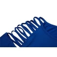thumbnail image 4 of Cutting Sleeve Women Long Sleeved Solid Color T-shirt Slim Tops Hollow Out Boat Neck Shirt, 4 of 5