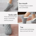 thumbnail image 6 of Zhaomeidaxi Floor Socks Are Thickened and Velvet in the Tube Step on the Floor Socks for Cold, Warm and Comfortable Winter Home Essential Socks Apricot 26cm, 6 of 9
