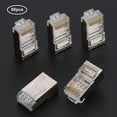 thumbnail image 4 of Connecteur de Câble Réseau LAN, 50 Pcs Prise Cat6 RJ45 R Connecteur Modulaire Confort Ultime, 4 of 8