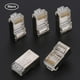thumbnail image 4 of 50 Uds Cat6 RJ45 enchufe Cable de red Ethernet conector Modular 8P8C chapado en oro, 4 of 11