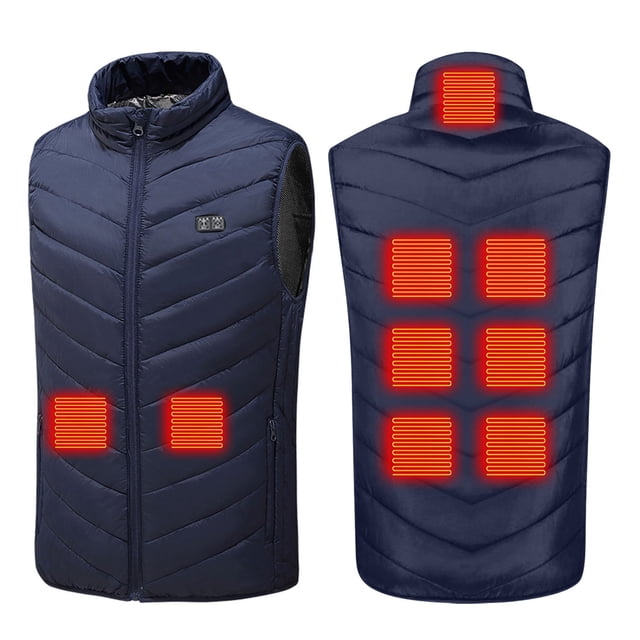 Chaquetas y abrigos casuales sin mangas y sin capucha, de talla grande, para hombre y mujer. Chaqueta térmica de invierno para mujer.