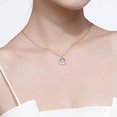 thumbnail image 5 of Collar de árbol de la vida para mujer en plata con envoltorio de regalo, colgante de árbol de la vida, regalo de joyería para el día de San Valentín, Navidad, cumpleaños, oro rosa sin cadena, 5 of 5