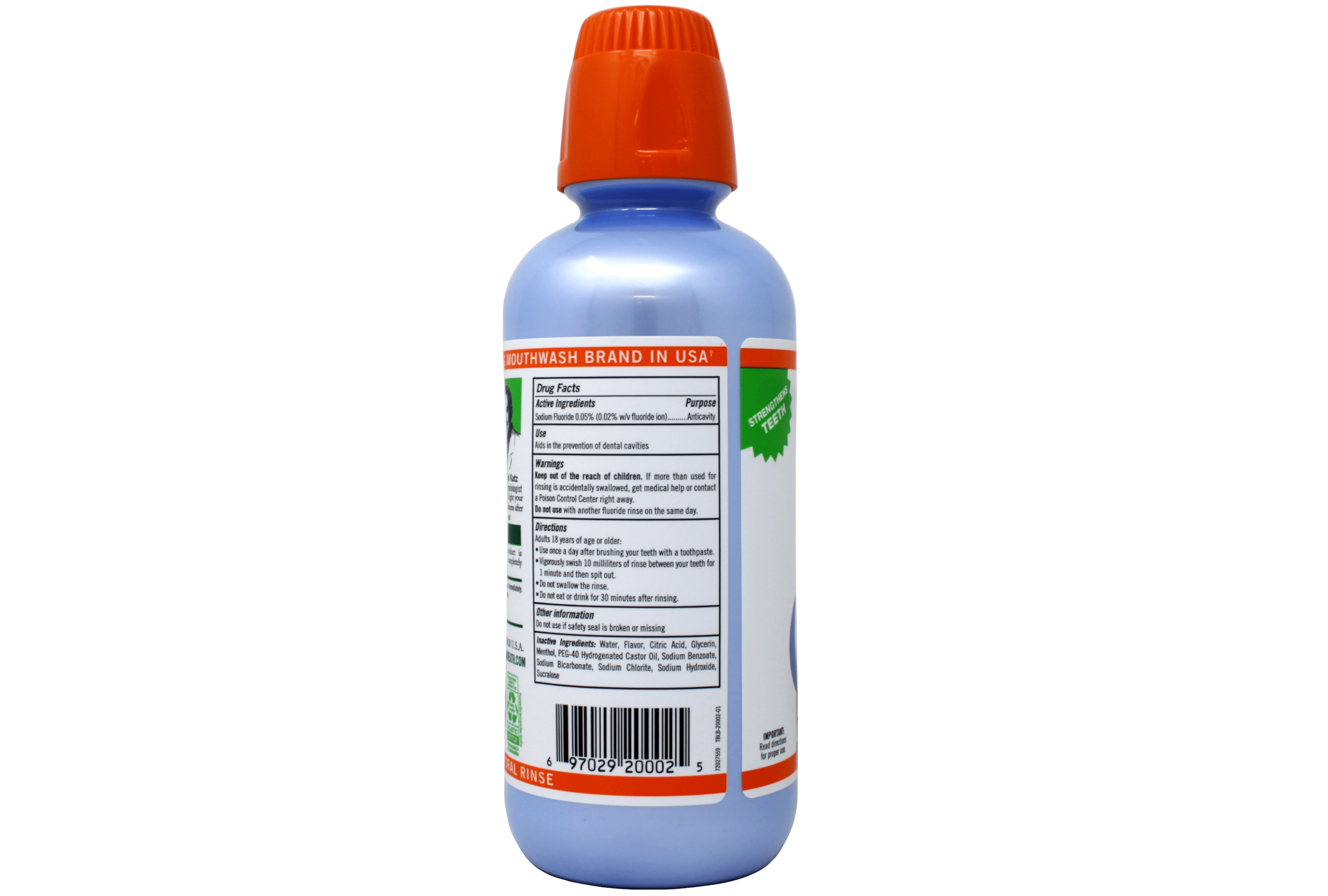 2 Pack - TheraBreath Overnight Mouthwash, Chamomile Mint Flavor, Alcohol Free, 16 fl oz