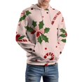 thumbnail image 5 of Christmas Style Printing Men's Women Vintage 3D Hooded Sweatshirt - All-Season Loose Fit Streetwear, 5 of 6