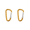 Gold, variant on Mini carabiner, 1.9-inch aluminum D-ring, spring hook, accessories and key chain carabiner (2 pieces)