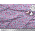 thumbnail image 2 of Soimoi Poly Georgette Fabric Leaves & Floral Artistic Print Fabric by The Yard 52 Inch Wide, 2 of 5
