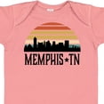 thumbnail image 4 of Inktastic Memphis Tennessee Skyline Retro Sunset Boys or Girls Baby Bodysuit, 4 of 5