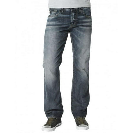 Silver Jeans - Silver Jeans Denim Mens Nash Whiskered Medium Wash ...