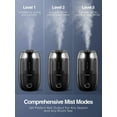 thumbnail image 4 of Humidifiers, Cool Mist Humidifier for Bedroom, 2.7 L/0.7 Gal Baby Humidifier with Adjustable Output, Lasts to 30 Hours, Whisper-Quiet, Auto Off, Filterless Humidifier for Home Office Nursery, 4 of 7