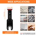 thumbnail image 2 of 20PCS Extra Long Oscillating Saw Blades 70mm Cutting Depth Arc Edge Bi-Metal Multitool Blades  Quick Release Power Oscillating Blade Kits for Wood with Nails  Wood  Metal, 2 of 7