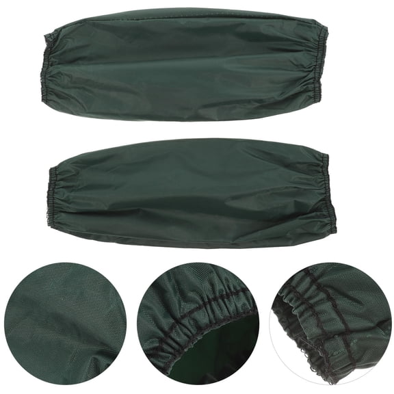 Soimiss 1Pair Reusable Green Arm Oversleeves Oil Resistant Sleeves for Cooking Dishwashing and Housework