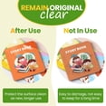 thumbnail image 2 of UMIGGEE Clear Contact Paper Roll 17.7in x 118in Self-Adhesive Vinyl Covering Peel and Stick for Books, Shelves, Documents, Drawers & Crafts – Removable & Easy to Apply, 2 of 7