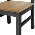 thumbnail image 5 of York 5-Piece Solid Wood Dining Set with 1 Table and 4 Chairs in Red Wash, 5 of 9