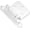 White, variant on Hickory Hardware Surface Self-Closing Collection Hinge (Pair), Flush - Chrome