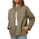 thumbnail image 1 of Fashionable Loose Fit Quilted Coat for Women Long Sleeve Lightweight Outwear with Button Closure Yellow XL, 1 of 5