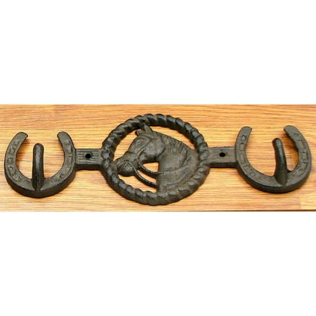 

Horse w / 2 Horseshoe Hooks