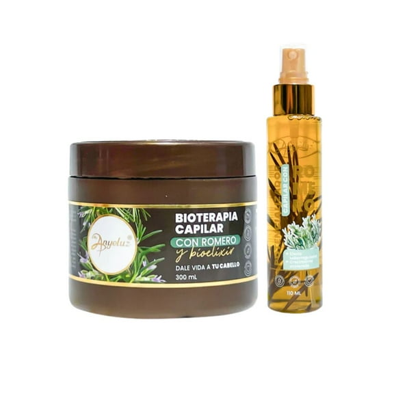 Anyeluz Bioterapia Capilar con romero y Anyeluz Potencializador con Romero (2 Pack)