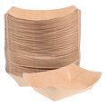 thumbnail image 2 of 125 Uds. Soporte para perritos calientes, papel Kraft, barcos de comida, bandejas de comida, caja de papel para aperitivos fritos, 2 of 6