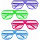 thumbnail image 1 of 4 pares de gafas de plástico con obturador, gafas de sol, accesorios para fiestas, colores surtidos, 1 of 5