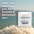 thumbnail image 6 of Natural Elephant Dead Sea Bath Salt | 8oz Travel Size | 100% Natural and Pure | Fine Grain | Ideal for Baths and Soaks, 6 of 6