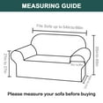 thumbnail image 7 of H.VERSAILTEX Premium Jacquard Stretch Sofa Cover with Waterproof Seat & Elastic Bottom Protection for Kids,Pets 1-Piece Furniture Protector Slipcover(Loveseat,Sea Grass), 7 of 7