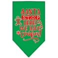 thumbnail image 3 of Christmas Pet and Dog Bandana Screen Printed, "Santa, Stop Here! We Have Cookies!", 3 of 9