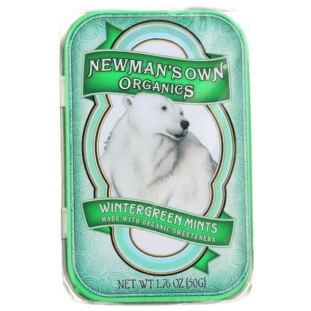 Newman'S Own Organics Mints Organic Wintergreen, 1.65 Oz