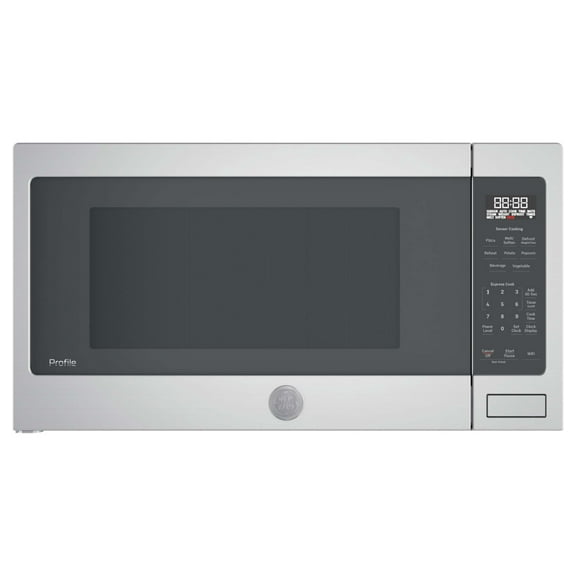 Ge Profile Pcst22u1w 25" Wide 2.2 Cu. Ft. 1100 Watt Countertop Microwave - Stainless Steel