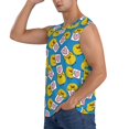 thumbnail image 3 of Fotbe Lovely Duck Men's Camiseta sin Mangas Estampada para Hombres, Playera Casual para Gimnasio, Entrenamiento, Playa-Medium, 3 of 7