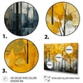 thumbnail image 3 of Designart "Forest Yellow Wood composition I" Modern Floater Framed Wall Decor, 3 of 7
